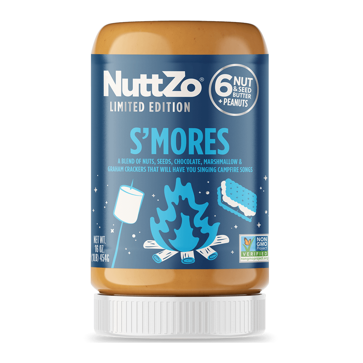 16oz Limited Edition S'mores – NuttZo